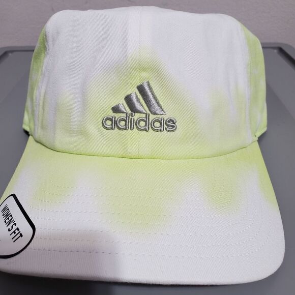 Adidas Womens Lime Green Wash Cap Strapback Hat Adjustable OSFA #5154142 NWT - Picture 4 of 10